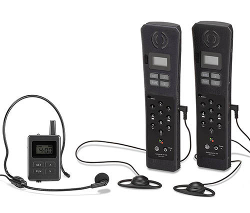 Audioguide avec audiophone intégré  modèle AV120 DUAL